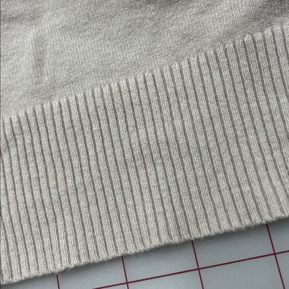 AAEDA Cottage Multi Color Crochet Flower Applique Open Front Lt Beige Cardigan L - Picture 11 of 16